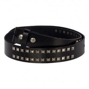 riem zwart met kleine studs