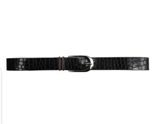 riem croco zwart