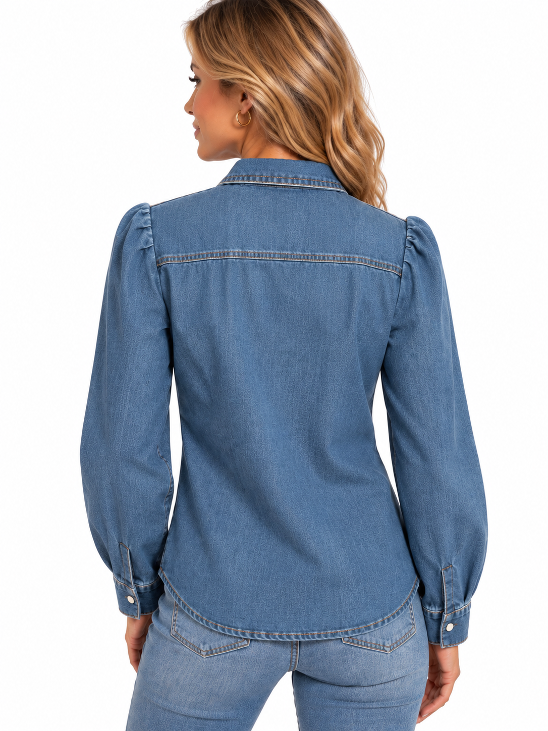 gaudi spijkerblouse met ster