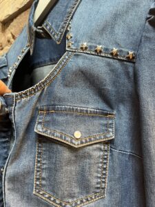 gaudi spijkerblouse met ster