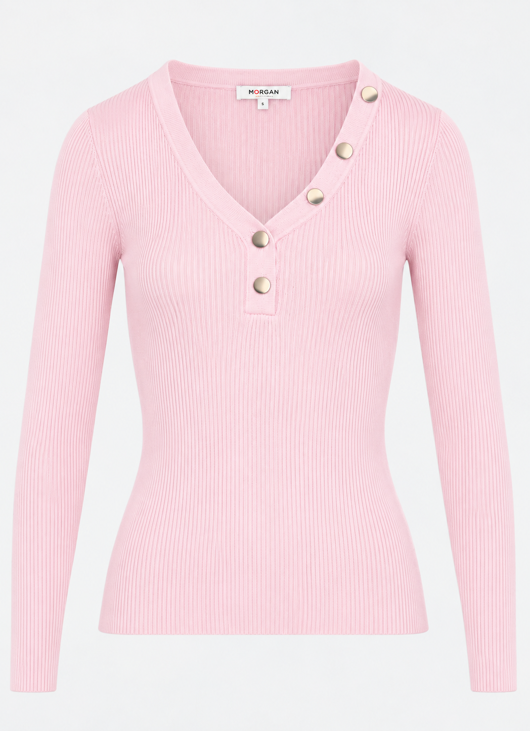 roze strech truitje uit onze nieuwste collectie, perfect voor de modebewuste vrouw die op zoek is naar zowel comfort als stijl. Dit truitje is een veelzijdige aanvulling op je garderobe en kan met talloze outfits worden gecombineerd.