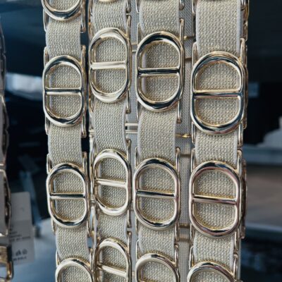 riem elastiek met gouden schakels